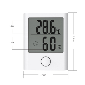 Купить Цифровой термогигрометр BALDR B0134TH WHITE